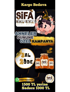 Anneler Gününe Özel 1500 TL yerine 1000 TL 