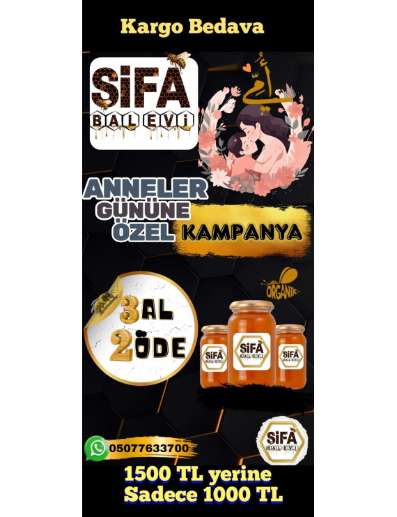Anneler Gününe Özel 1500 TL yerine 1000 TL 